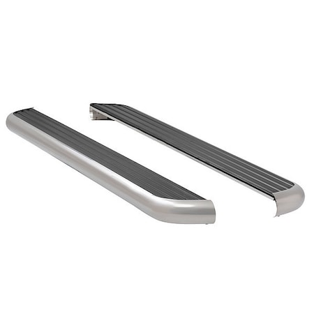 Luverne 6-1/2" Polished Stainless Steel Aluminum Running Boards 575098-570125