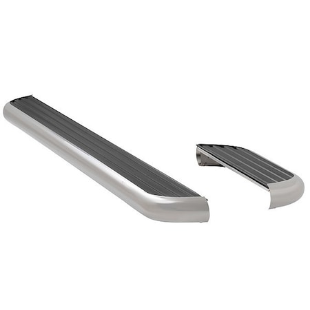 Luverne 6-1/2" Polished Stainless Steel Aluminum Running Boards 575100-570124