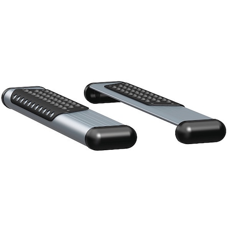 Luverne 6" Silver Powder Coated Aluminum Side Steps 583036-571720