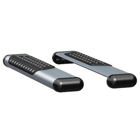 Luverne 6" Silver Powder Coated Aluminum Side Steps 583036-570741