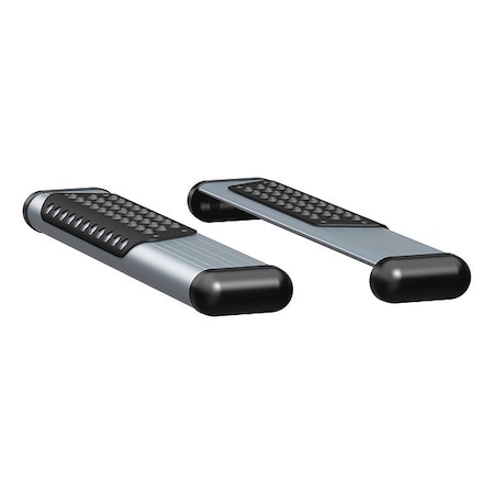 Luverne 6" Silver Powder Coated Aluminum Side Steps 583036-570340