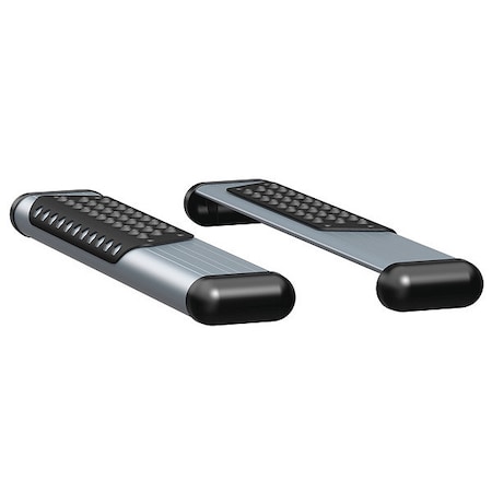 Luverne 6" Silver Powder Coated Aluminum Side Steps 583036-570121