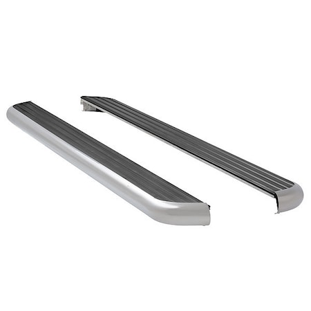 Luverne 6-1/2" Polished Stainless Steel Aluminum Running Boards 575114-571338