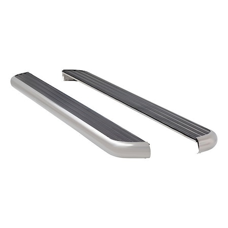 Luverne 6-1/2" Polished Stainless Steel Aluminum Running Boards 575108-571747