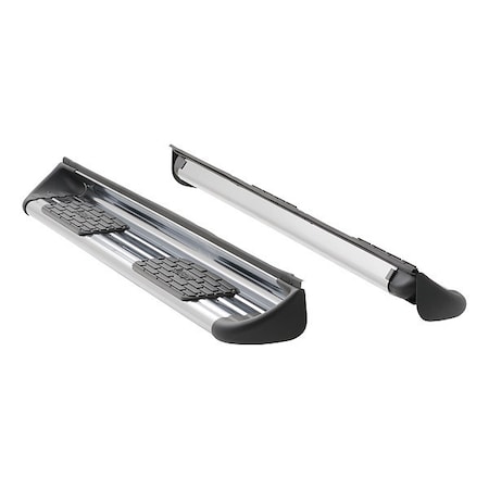 Luverne 7" Polished Stainless Steel Side Entry Steps 481143-581143