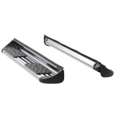 Luverne 7" Polished Stainless Steel Side Entry Steps 481142-581143