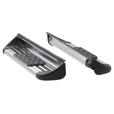 Luverne 7" Polished Stainless Steel Side Entry Steps 481141-581141