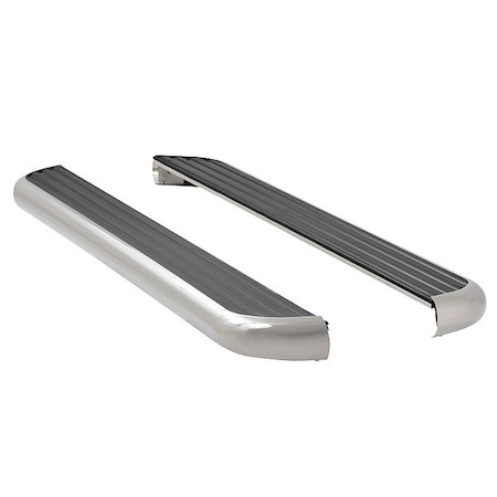 Luverne 6-1/2" Polished Stainless Steel Aluminum Running Boards 575088-571447