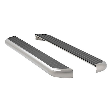 Luverne 6-1/2" Polished Stainless Steel Aluminum Running Boards 575088-571117