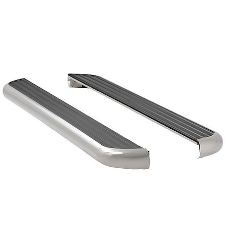 Luverne 6-1/2" Polished Stainless Steel Aluminum Running Boards 575088-571113
