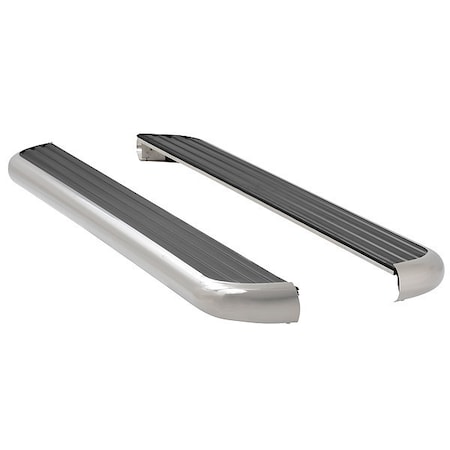 Luverne 6-1/2" Polished Stainless Steel Aluminum Running Boards 575088-570929