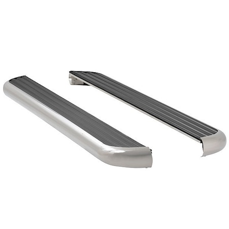 Luverne 6-1/2" Polished Stainless Steel Aluminum Running Boards 575088-570829