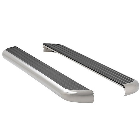 Luverne 6-1/2" Polished Stainless Steel Aluminum Running Boards 575088-570717