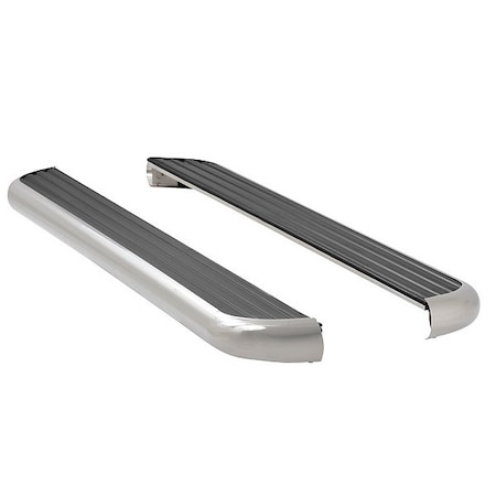 Luverne 6-1/2" Polished Stainless Steel Aluminum Running Boards 575088-570553