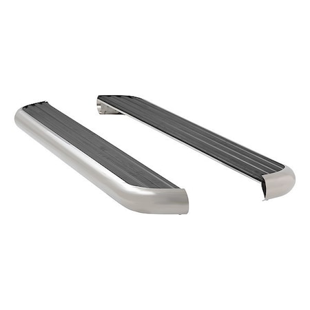 Luverne 6-1/2" Polished Stainless Steel Aluminum Running Boards 575078-571743