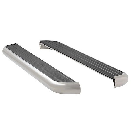 Luverne 6-1/2" Polished Stainless Steel Aluminum Running Boards 575078-571134