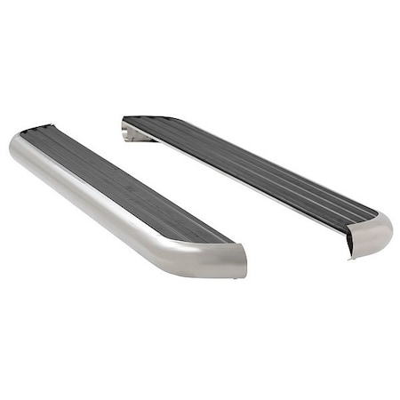 Luverne 6-1/2" Polished Stainless Steel Aluminum Running Boards 575078-570939