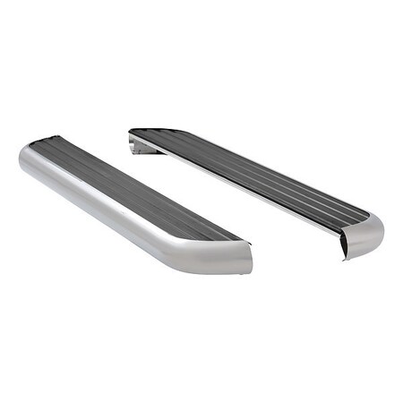 Luverne 6-1/2" Polished Stainless Steel Aluminum Running Boards 575072-571134