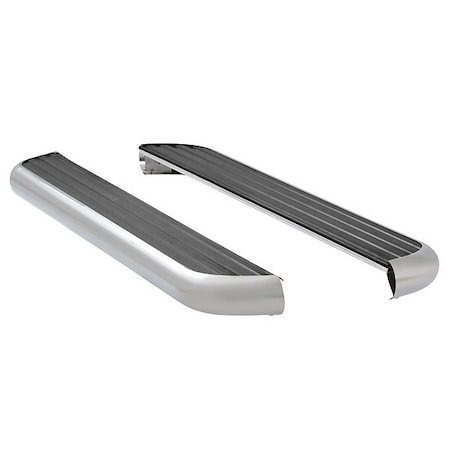 Luverne 6-1/2" Polished Stainless Steel Aluminum Running Boards 575072-570553