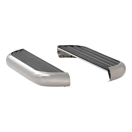 Luverne 6-1/2" Polished Stainless Steel Aluminum Running Boards 575036-570741