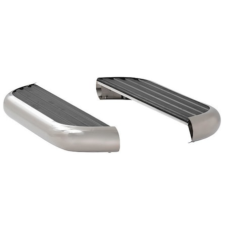 Luverne 6-1/2" Polished Stainless Steel Aluminum Running Boards 575036-570340