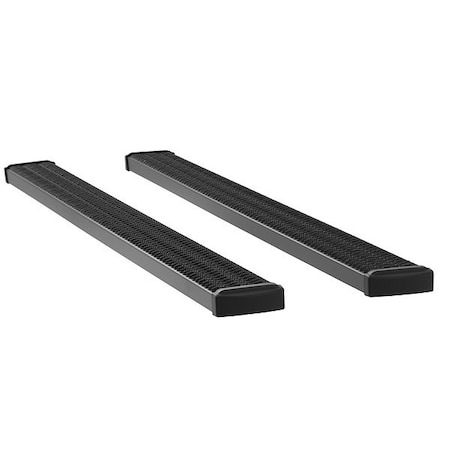 Luverne 7" Black Powder Coated Aluminum Running Boards 415102-401438