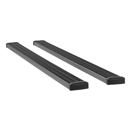 Luverne 7" Black Powder Coated Aluminum Running Boards 415125-401439