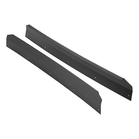 Luverne 7" Black Powder Coated Aluminum Running Boards 410078