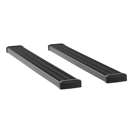 Luverne 7" Black Powder Coated Aluminum Running Boards 415078-401523