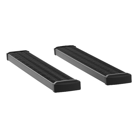Luverne 7" Black Powder Coated Aluminum Running Boards 415054-401441