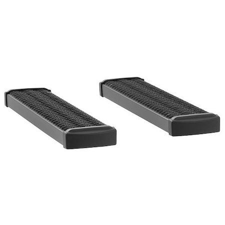 Luverne 7" Black Powder Coated Aluminum Running Boards 415036-401720