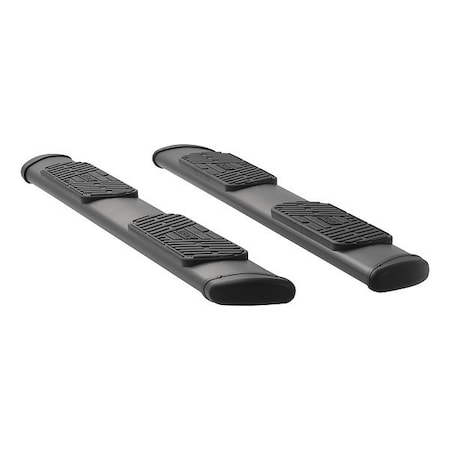 Luverne 7" Black Powder Coated Stainless Steel Side Steps 277088-400922