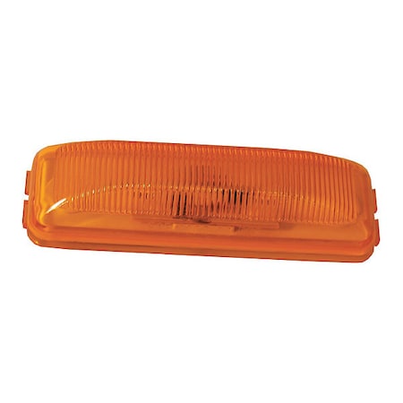 Buyers Products 3.75 Inch Amber Rectangular Marker/Clearance Light With 2 LED 5623822