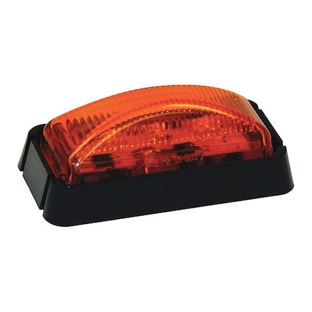 Buyers Products 2.5" Amber Surface Mount/Marker Clearance Light Kit w/ 3 LEDs (PL-10 Connection, w/ Bracket & Plug) 5622203