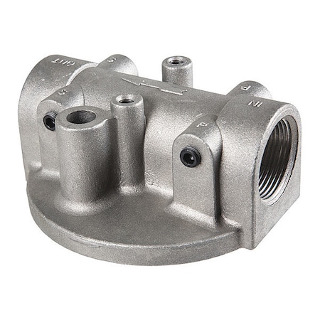 Buyers Products 50 GPM Return Line Filter Head 1-1/4 Inch NPT/25 PSI Bypass FH225