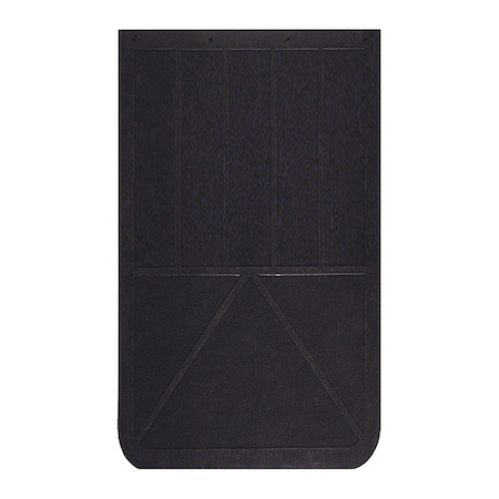 Buyers Products Mudflap, HD, Black, Rubber, 24" x 40", PK2, 2 PK B40LP
