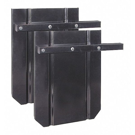 Buyers Products Black Powder Coated Steel Splash Guards 22x28 Inch SG2228