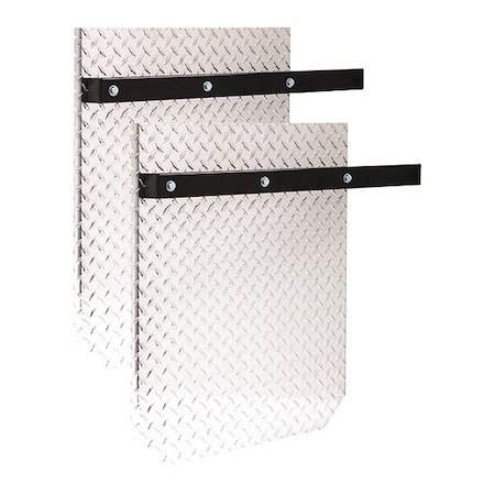 Buyers Products Aluminum Diamond Tread Splash Guards 22x28 Inch SG2229