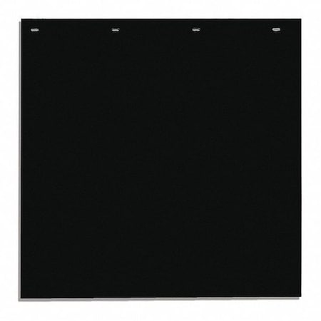 Buyers Products Mudflap, Black, Polymer, 24" x 24", PK2, 2 PK RC24PPB