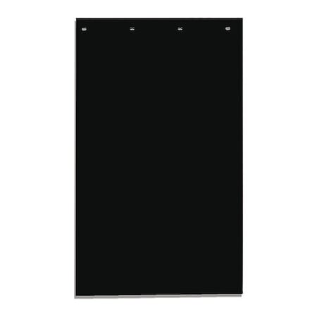 Buyers Products Mudflap, Black, Polymer, 24" x 40", PK2, 2 PK RC40PPB