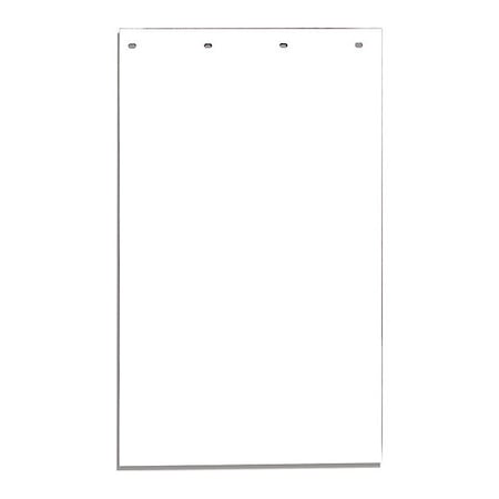 Buyers Products Mudflap, White, Polymer, 24" x 40", PK2, 2 PK RC40PPW