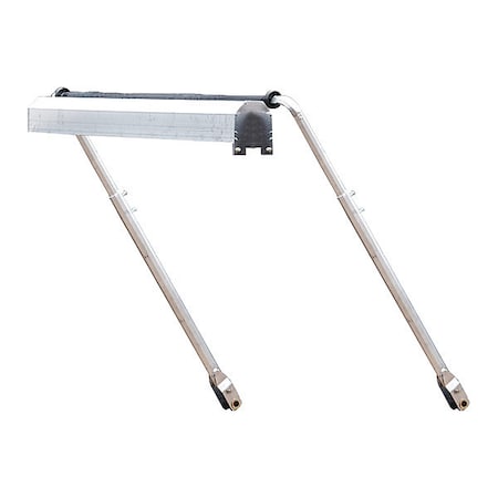 Buyers Products Aluminum Crank Arm Tarp System - 3 Springs With Wind Deflector 5543000