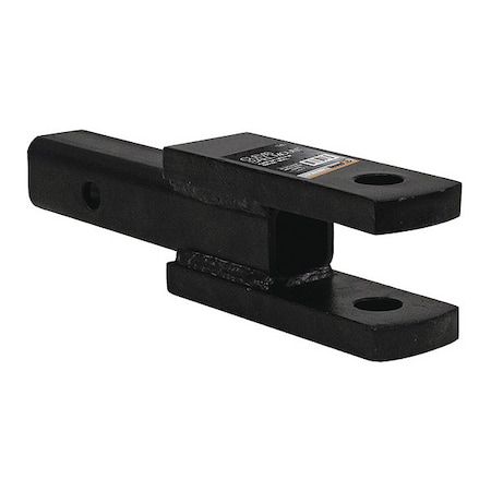 Buyers Products 2 Inch Square Tubular Shank Clevis Ball Mount Black 9-1/4 Inch Long 1803060