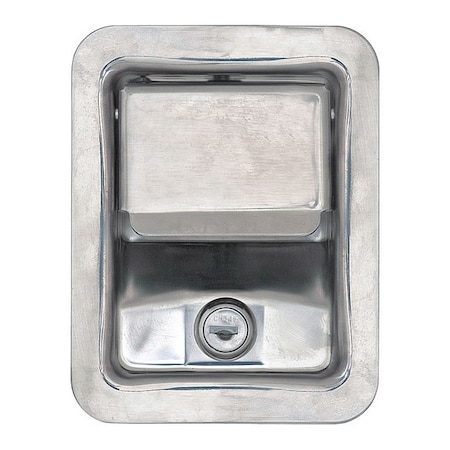 Buyers Products Stainless Steel Rotary Single Point Paddle Latch - 1/2 Inch Striker L3885RLS