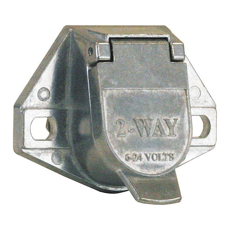 Buyers Products 2-Way Die-Cast Zinc Trailer Connector -Truck Side - Horizontal Pin Arrangement TC1002