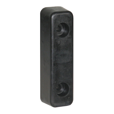 Buyers Products Molded Rubber Bumper - 2-1/4 x 2 x 7-3/4 Inch Tall - Set of 2 B5760PKGD