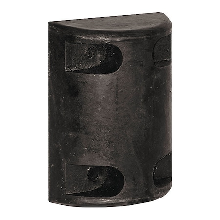 Buyers Products Heavy Duty Friction Stock Bumper - 6 x 3 x 8 Inch Tall - Set of 2 B4000