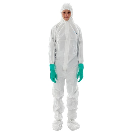 Bioclean Coverall, Non Sterile, White, PK20, XL BDFC