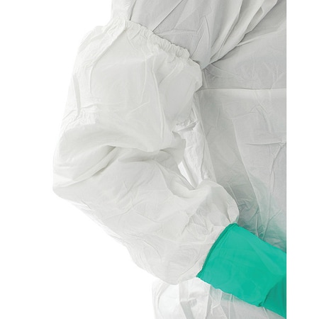 Ansell BioClean(TM) Protective Sleeves, Polyethylene, White, 180 PK S-BDSC-L