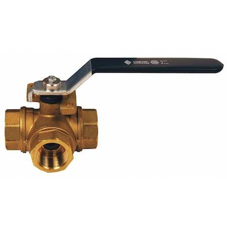 Dixon BR Diverting 3Way Ball, Valve T, 1-1/2" BBV150DTW